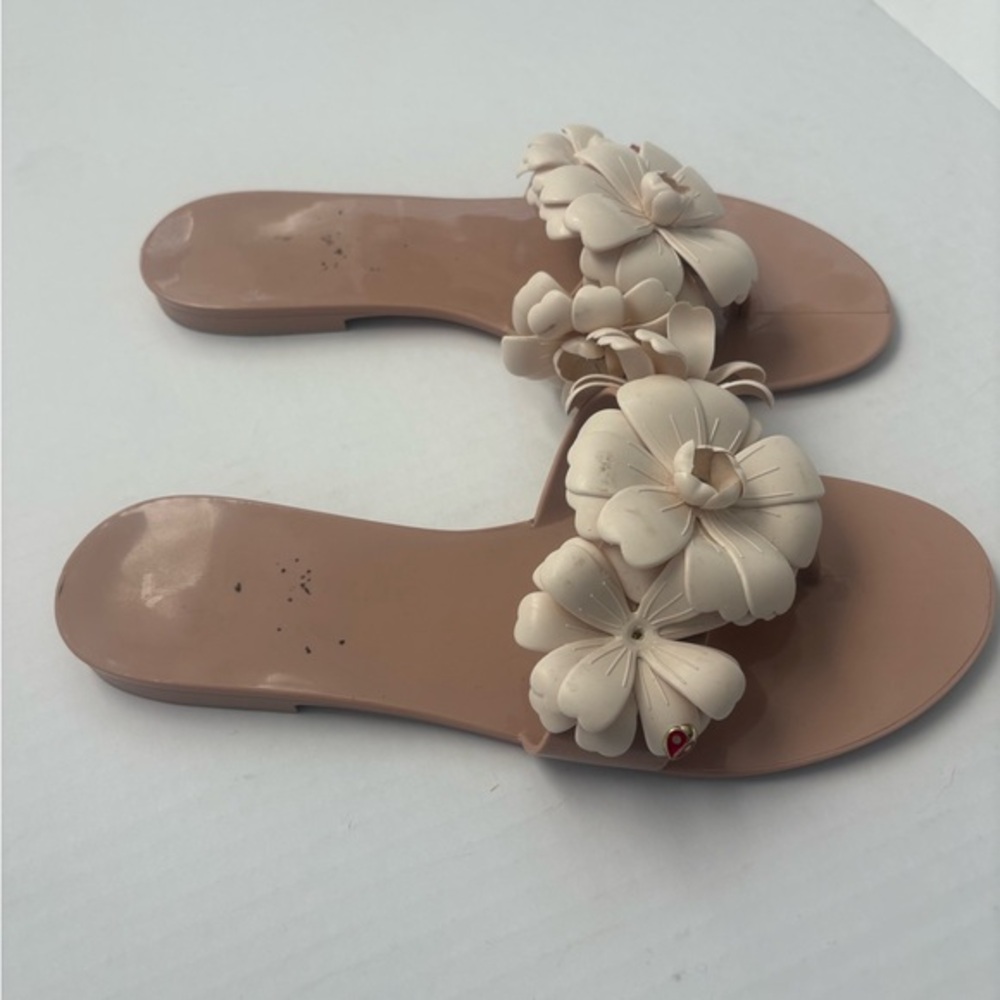 Kate Spade Jelly Cream Floral Sandals